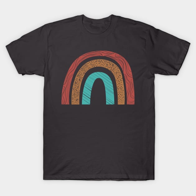 Boho Rainbow T-Shirt by Designs by Katie Leigh
